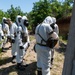 U.S. Army Alabama National Guard conducts a simulated CBRNEoperation  in conjunction with Montenegro, North Macedonia, and Italy as part of DEFENDER 25.