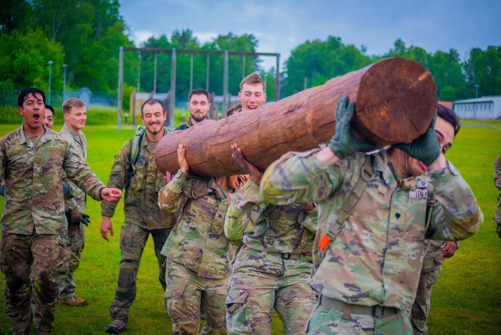 U.S. and Germany Soldiers train at 7th ATC NCOA