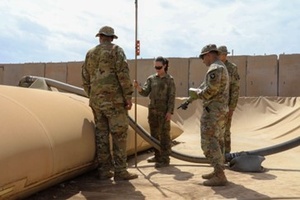Renegade Troop, 3rd ACR Soldiers keeping helicopters fueled for flight
