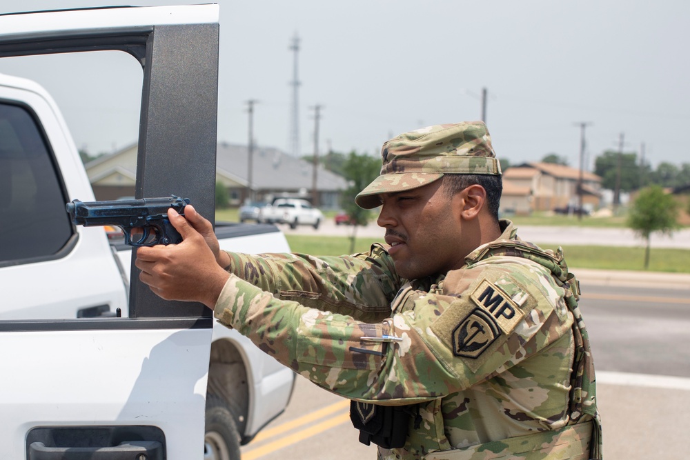 Military Police Traffic Stop