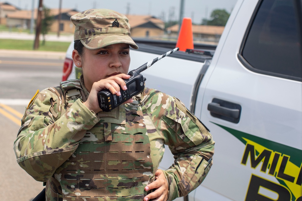 Military Police Traffic Stop