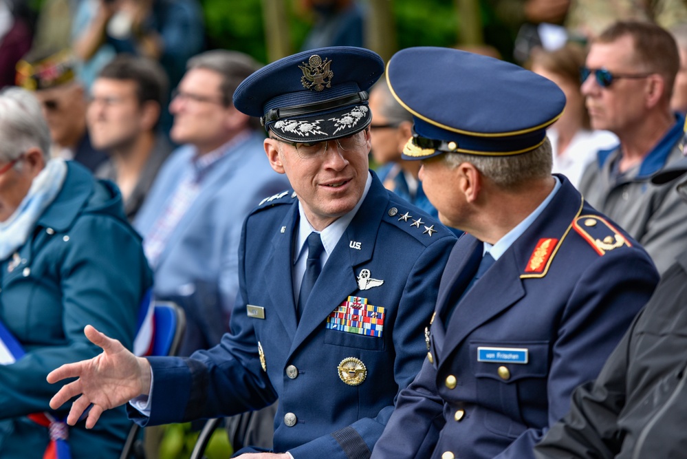 Lt. Gen. Jason Hinds attends C-47 Memorial Garden ceremony