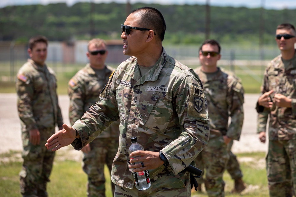 Military Police Riot Training