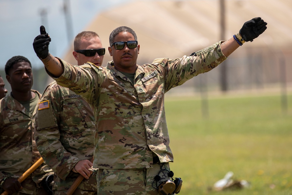 Military Police Riot Training