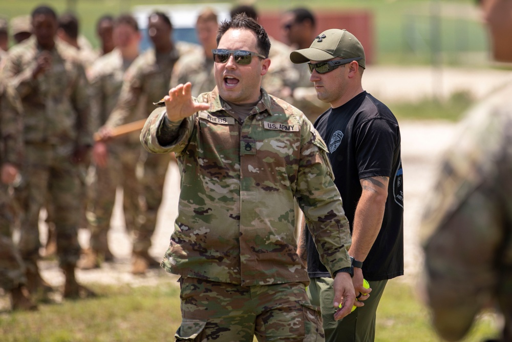 Military Police Riot Training