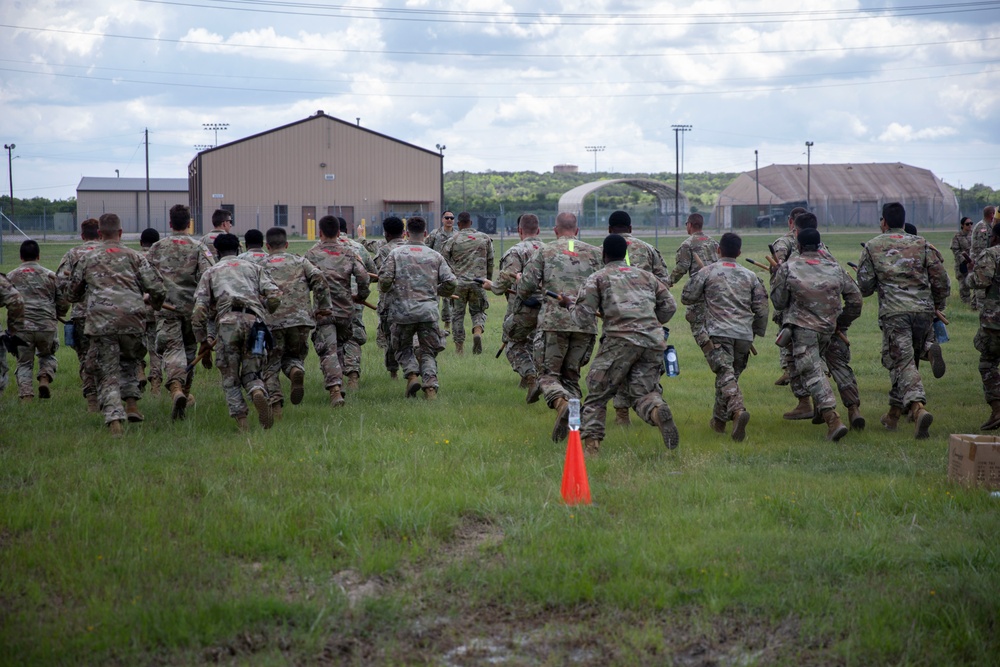 Military Police Riot Training