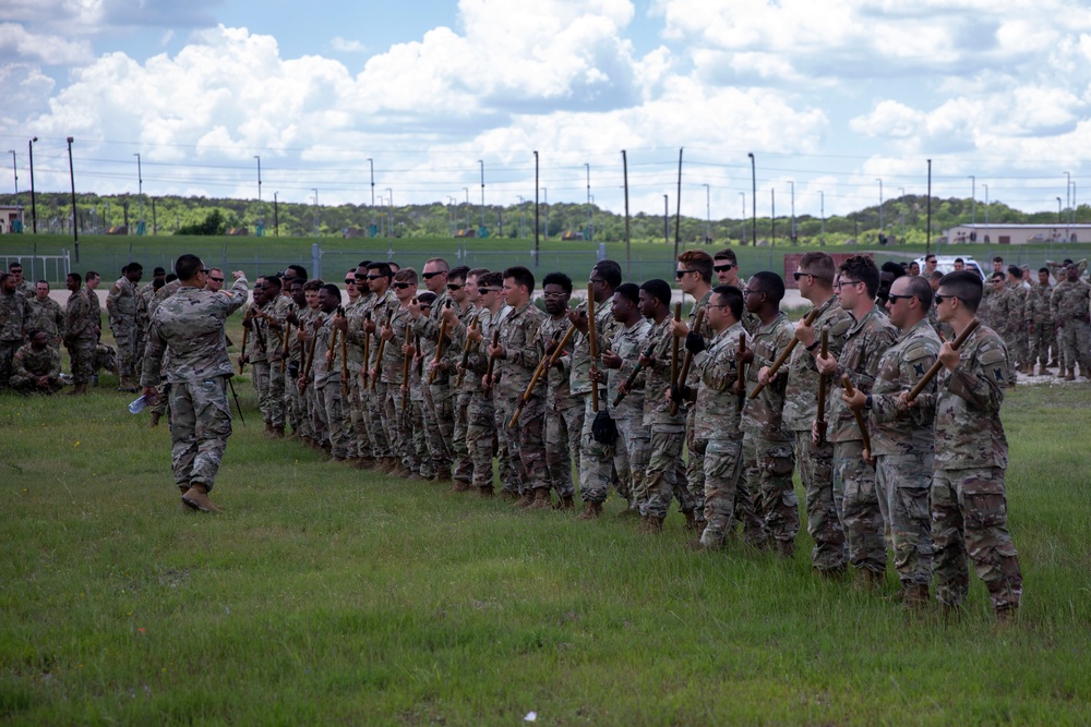Military Police Riot Training