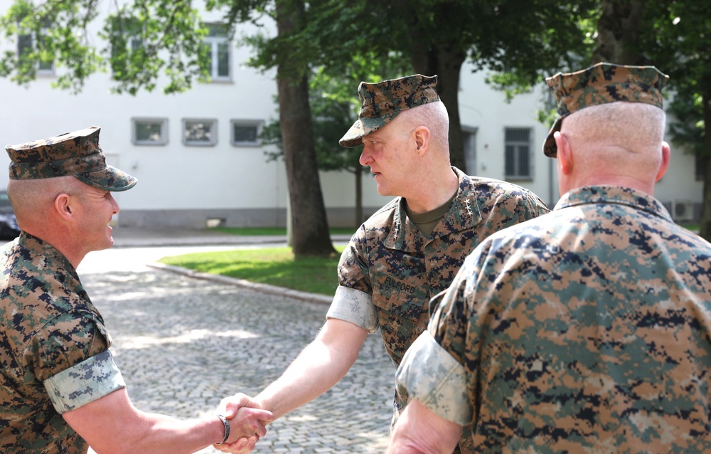 EUCOM Senior Leaders Meet at MARFOREUR/AF