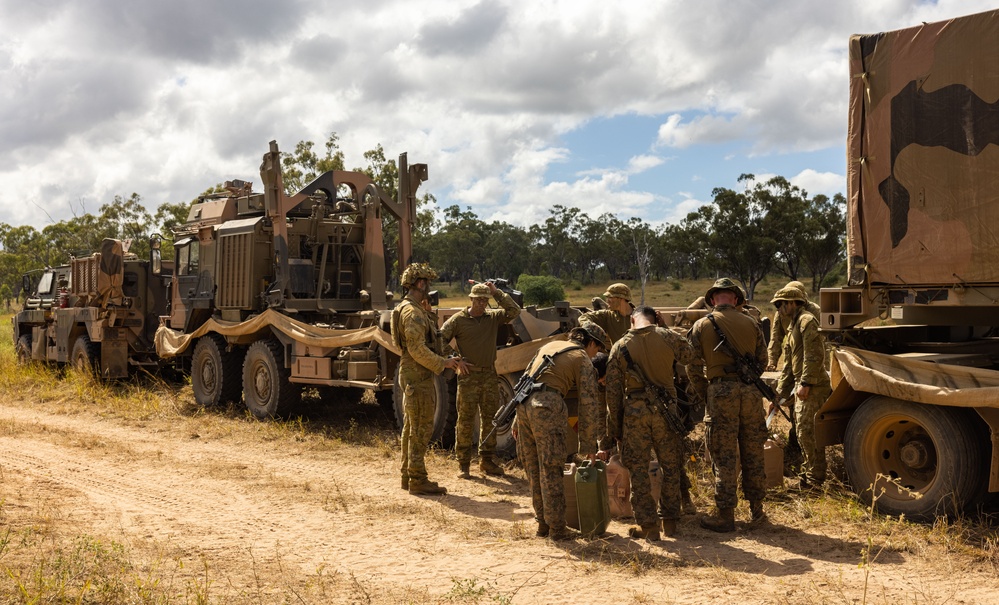 Southern Jackaroo 25:  MRF-D 25.3 prepares to conduct patrols
