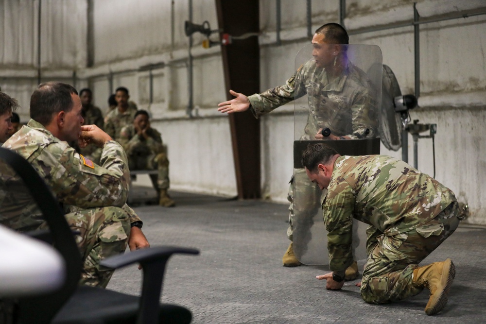 New Jersey and Louisiana Army National Guard Units Conduct Riot Control Training Ahead of Kosovo Deployment