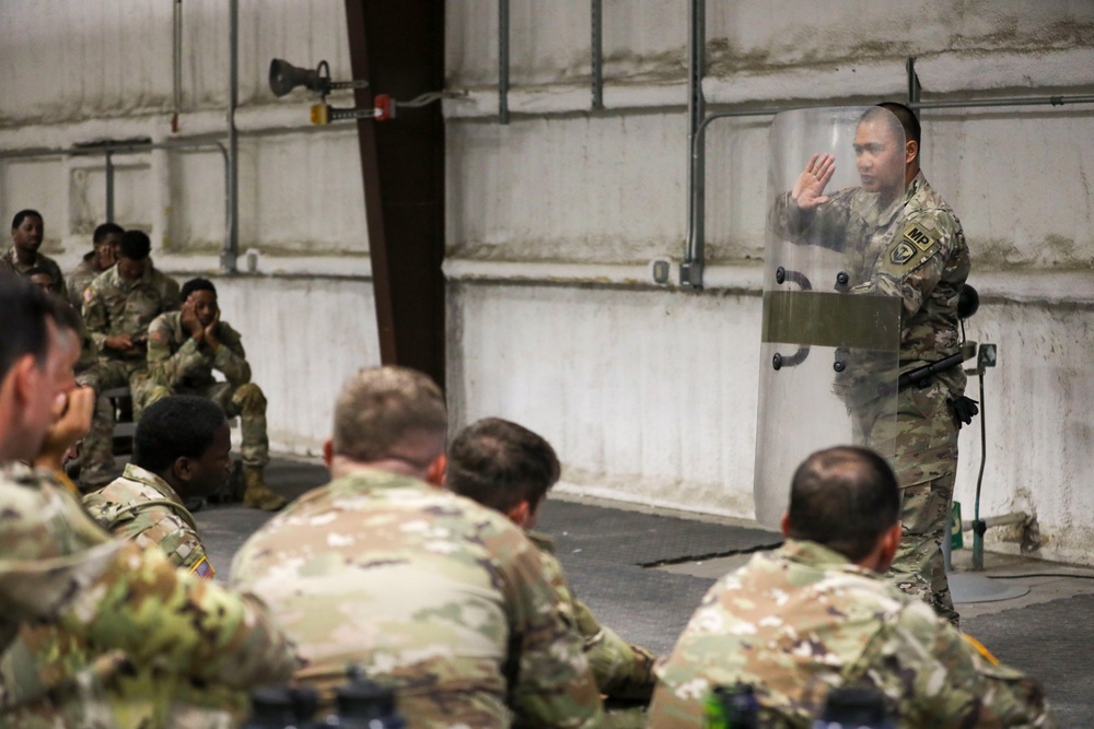 New Jersey and Louisiana Army National Guard Units Conduct Riot Control Training Ahead of Kosovo Deployment