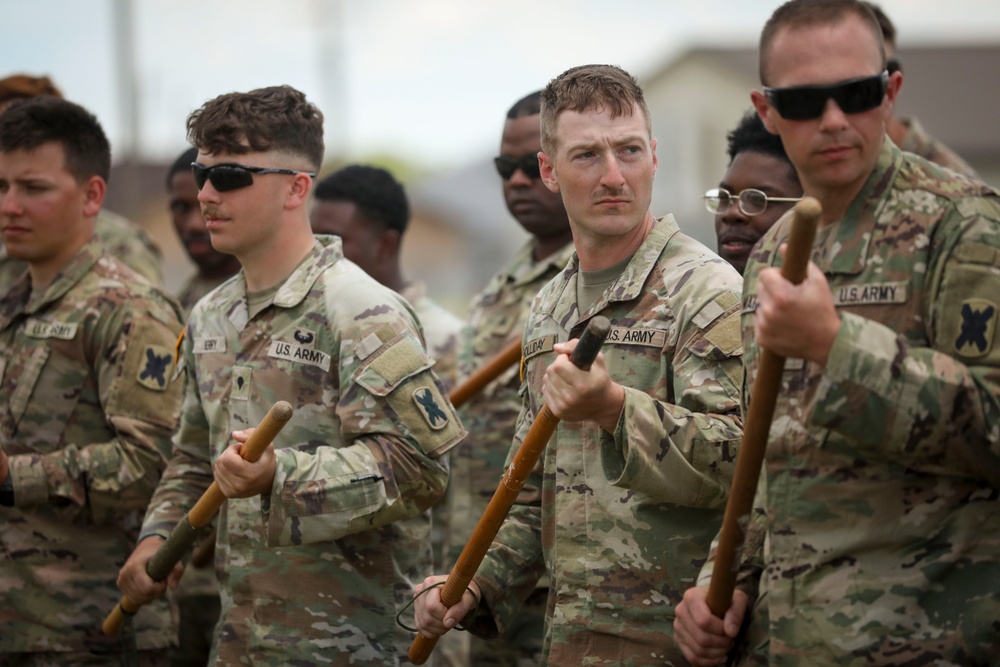 New Jersey and Louisiana Army National Guard Units Conduct Riot Control Training Ahead of Kosovo Deployment