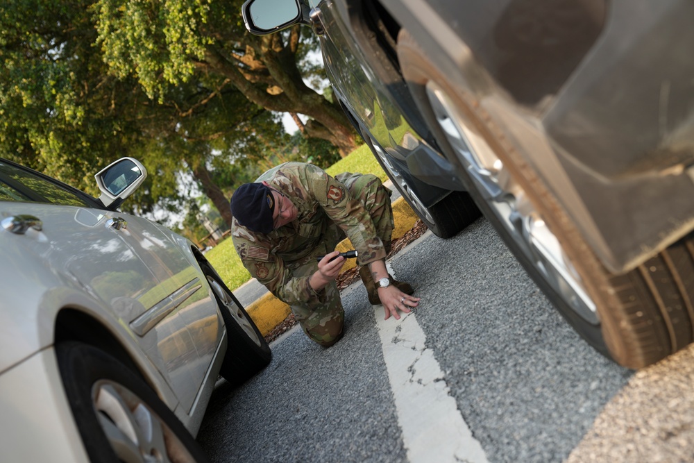 78th Security Force Squadron Vehicle Inspections