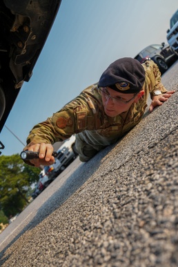78th Security Force Squadron Vehicle Inspections