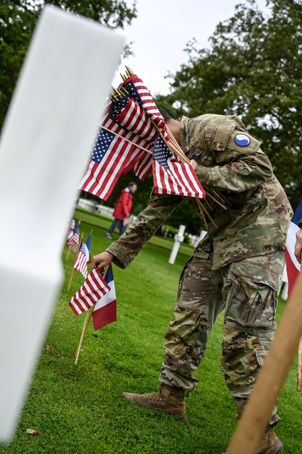 29th ID Soldiers honor fallen at Normandy American Cemetery
