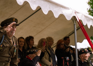 U.S. Army Paratroopers Honor WWII Legacy During Cabbage Patch Ceremony in Carentan