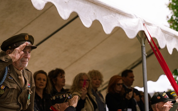 U.S. Army Paratroopers Honor WWII Legacy During Cabbage Patch Ceremony in Carentan