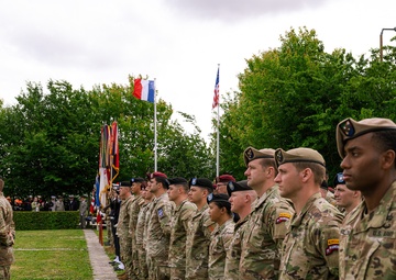 U.S. Army Paratroopers Honor WWII Legacy During Cabbage Patch Ceremony in Carentan