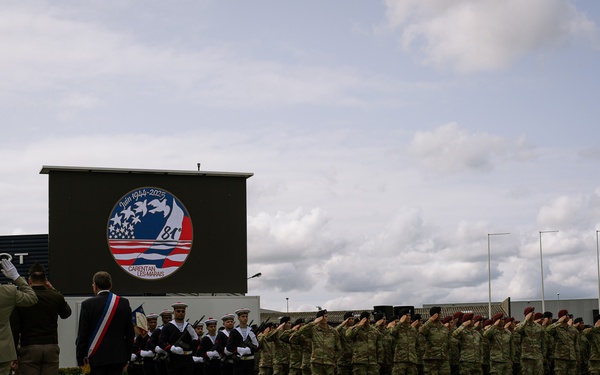 U.S. Army Paratroopers Honor WWII Legacy During Cabbage Patch Ceremony in Carentan