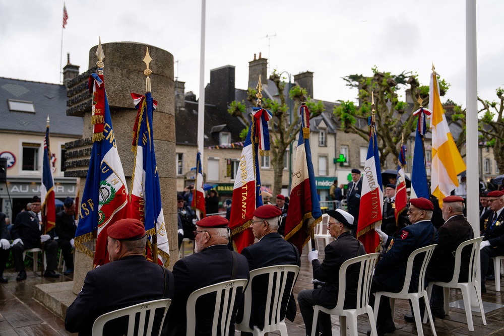 173rd Airborne Paratroopers Honor WWII Heroes at Signal Monument in Sainte-Mère-Église During D-Day 81 Commemoration