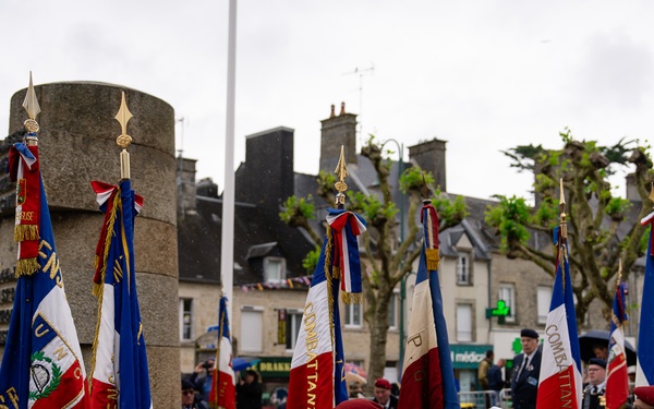 173rd Airborne Paratroopers Honor WWII Heroes at Signal Monument in Sainte-Mère-Église During D-Day 81 Commemoration