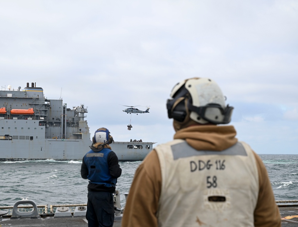 USS Thomas Hudner (DDG 116) Participates in Formidable Shield 2025