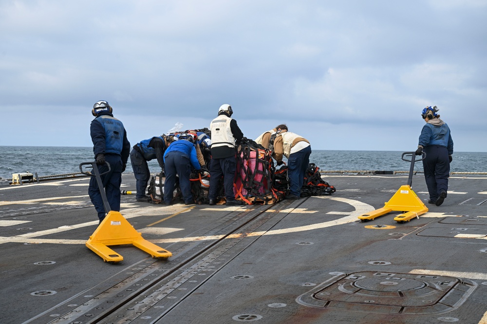 USS Thomas Hudner (DDG 116) Participates in Formidable Shield 2025