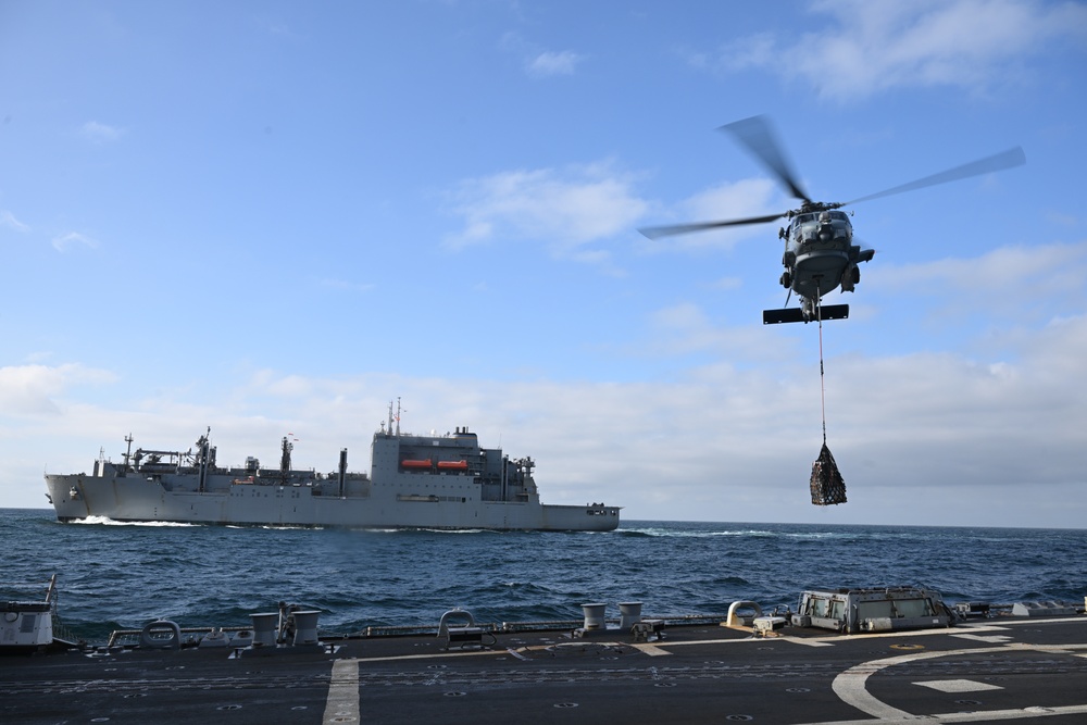 USS Thomas Hudner (DDG 116) Participates in Formidable Shield 2025