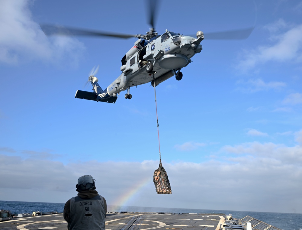 USS Thomas Hudner (DDG 116) Participates in Formidable Shield 2025