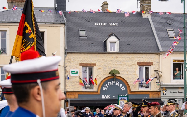 173rd Airborne Paratroopers Honor WWII Heroes at Signal Monument in Sainte-Mère-Église During D-Day 81 Commemoration