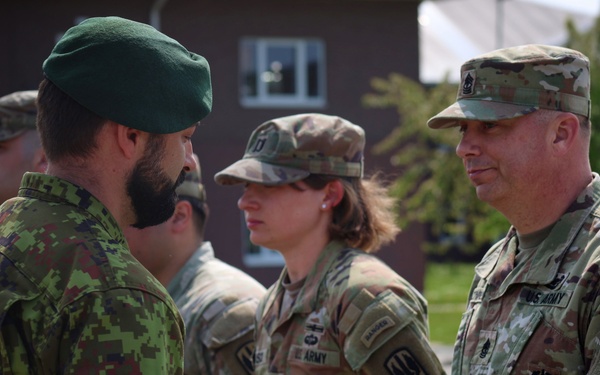 US Task Force Voit and Allies Receives NATO Kaitsel Medal for Service in Estonia