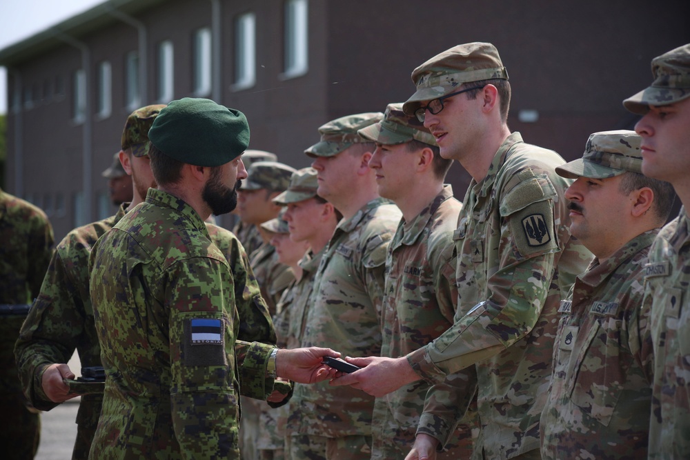 US Task Force Voit and Allies Receives NATO Kaitsel Medal for Service in Estonia