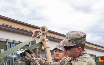 2CR Soldiers conduct PMCS to ensure readiness for Saber Guardian 25
