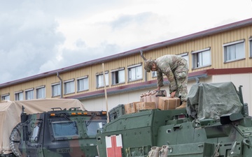 2CR Soldiers conduct PMCS to ensure readiness for Saber Guardian 25