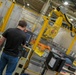 402nd Commodities Maintenance Group Automated Sheet Metal Forming robot first pass