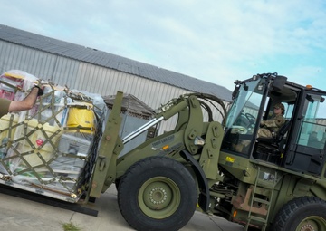 461st Air Combat Wing Combat Readiness Exercise material movement