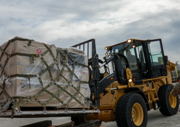 461st Air Combat Wing Combat Readiness Exercise material movement