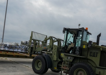 461st Air Combat Wing Combat Readiness Exercise material movement