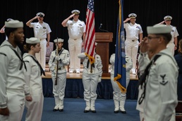 USS Sentry Holds Change of Command Ceremony