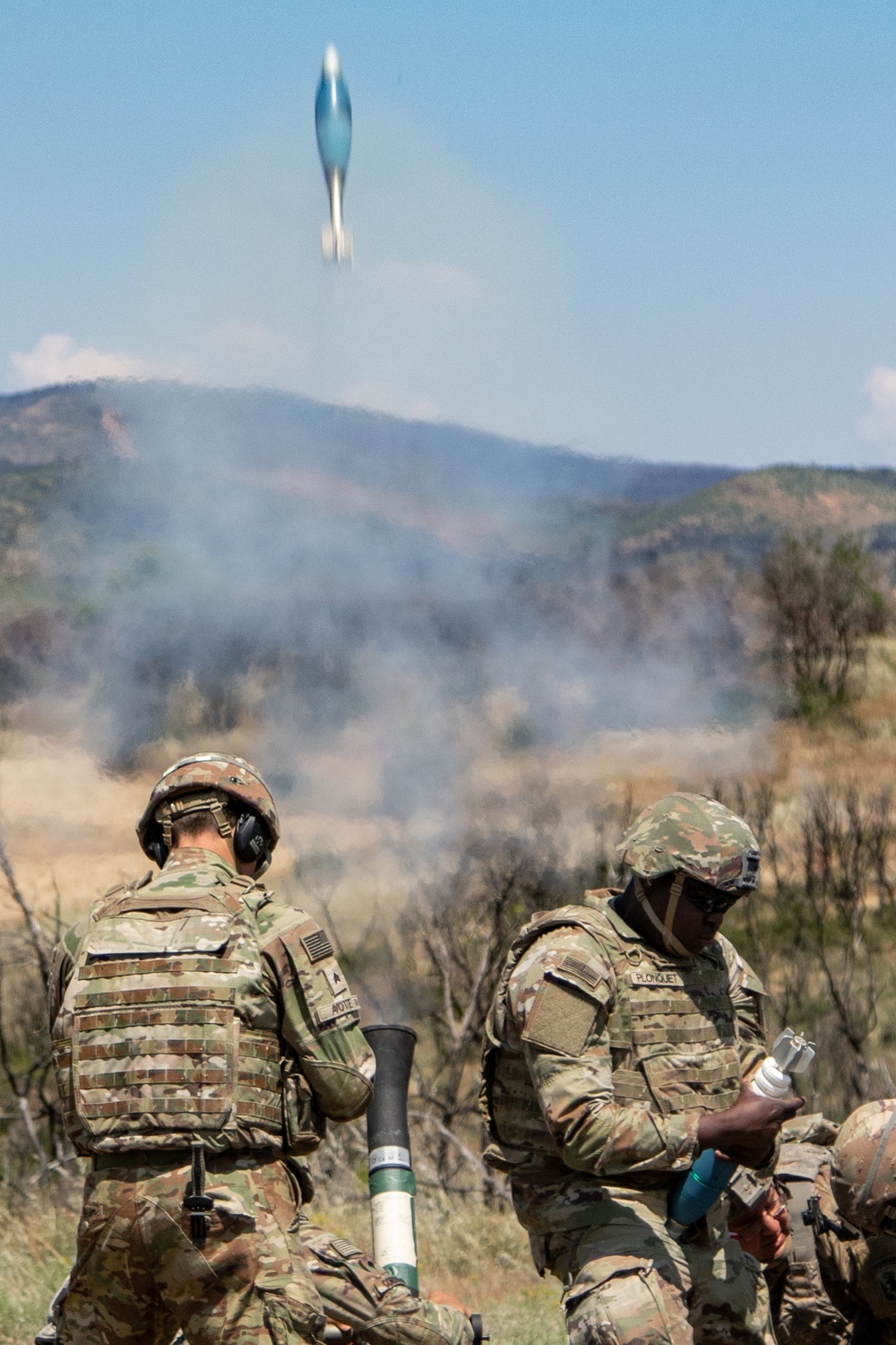 Connecticut National Guard launches mortars at Immediate Response 25 in Greece