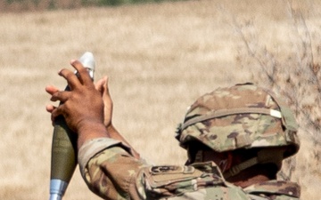 Connecticut National Guard launches mortars at Immediate Response 25 in Greece
