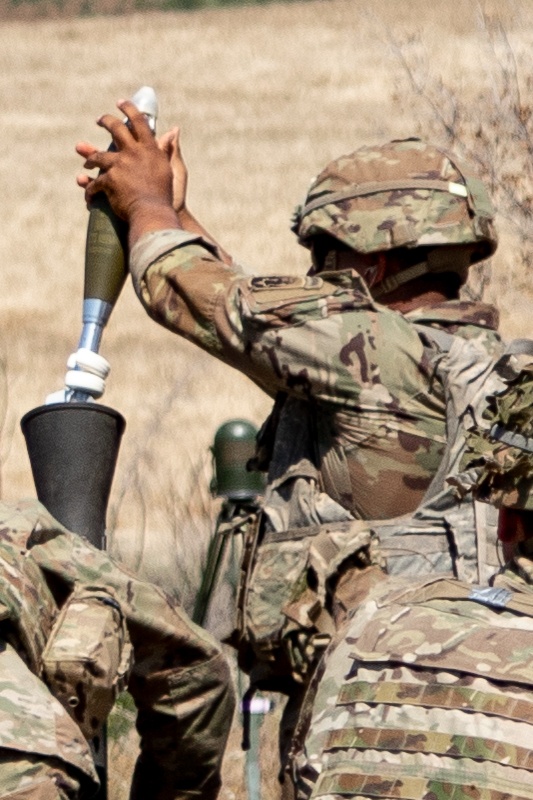 Connecticut National Guard launches mortars at Immediate Response 25 in Greece