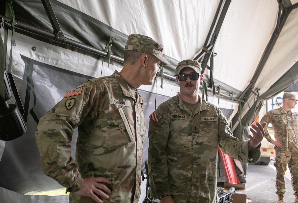 3664th Maintenance Co. welcomes Adjutant General