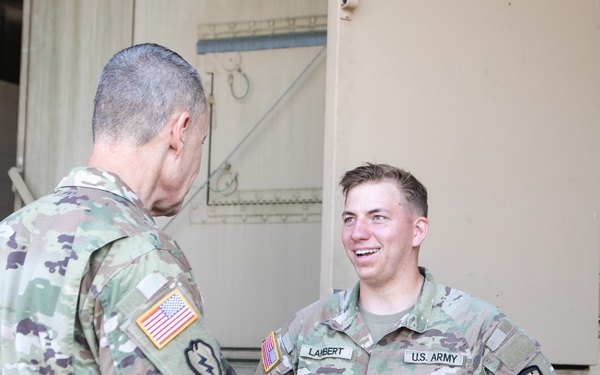 3664th Maintenance Co. welcomes Adjutant General