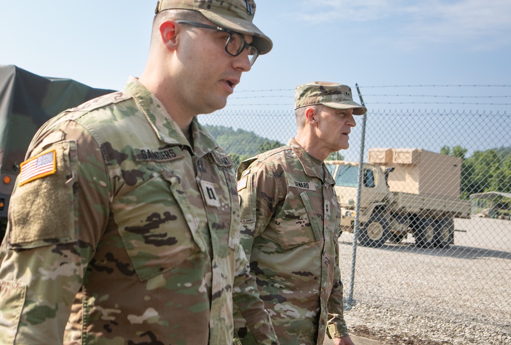 3664th Maintenance Co. welcomes Adjutant General