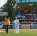 Vice Commander of NAVSUP WSS Throws First Pitch at Harrisburg Senators Baseball Game