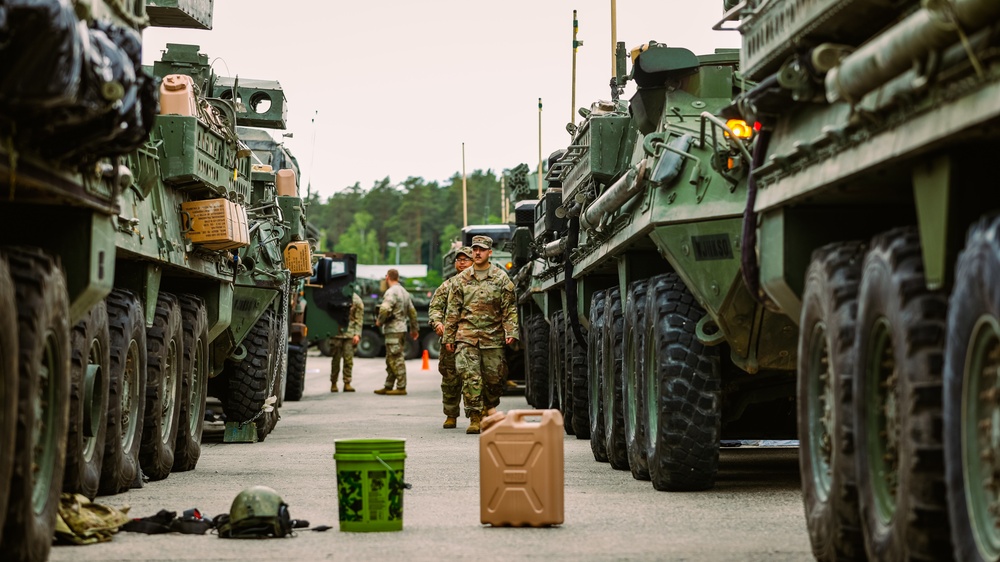 2CR Begins Tactical Movement for Saber Guardian 25
