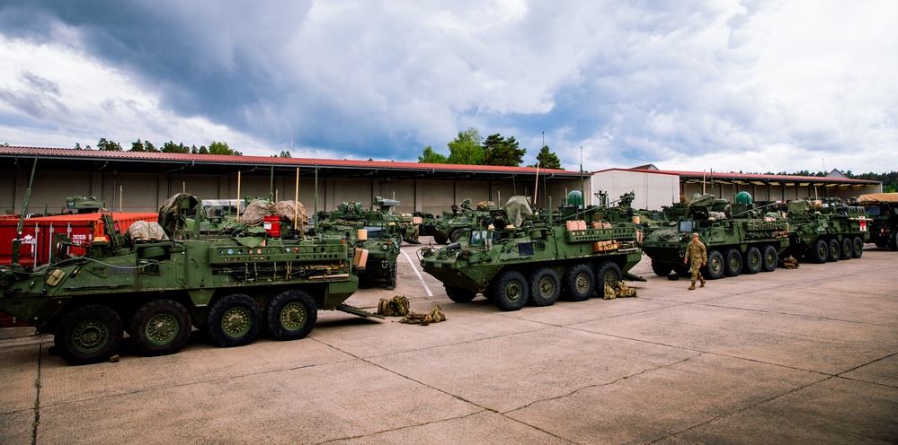2CR Begins Tactical Movement for Saber Guardian 25