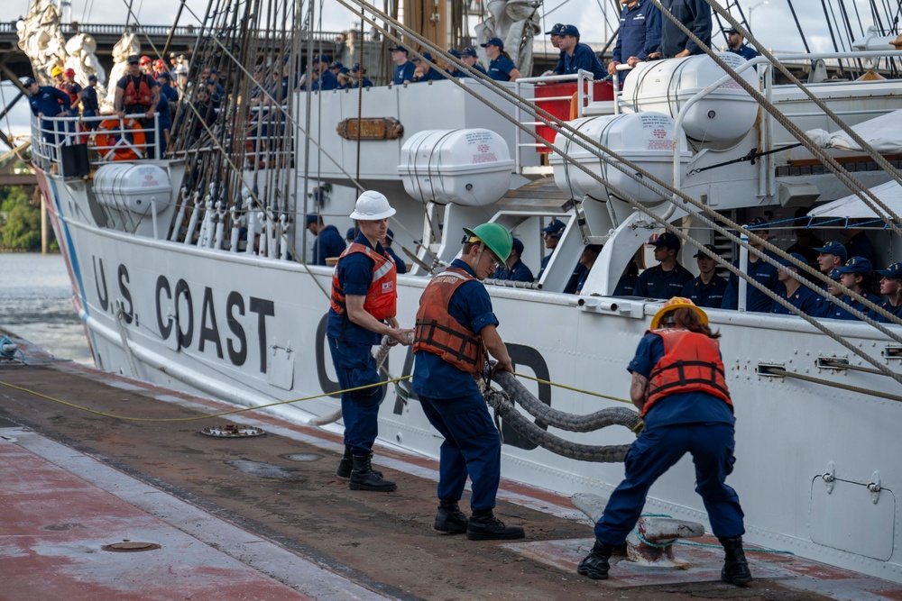 USCG Cutter Eagle (WIX 327) arrives for Portland Fleet Week