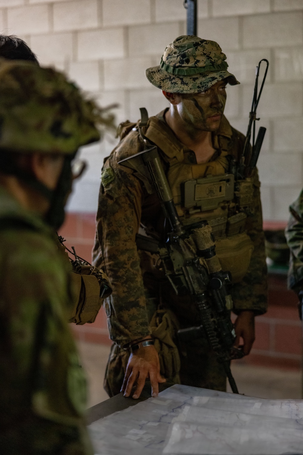 Southern Jackaroo 25: MRF-D 25.3 conducts planning with Japan Ground Self-Defense Force